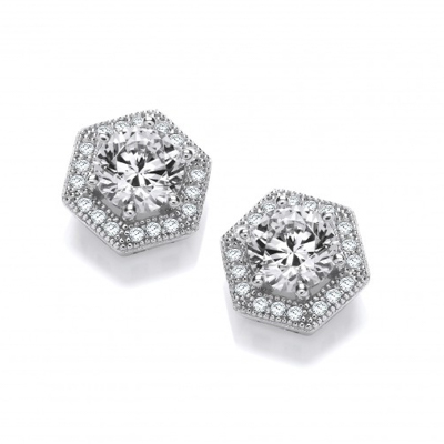 Art deco style stud earrings. 4926 - Catherines of Partick