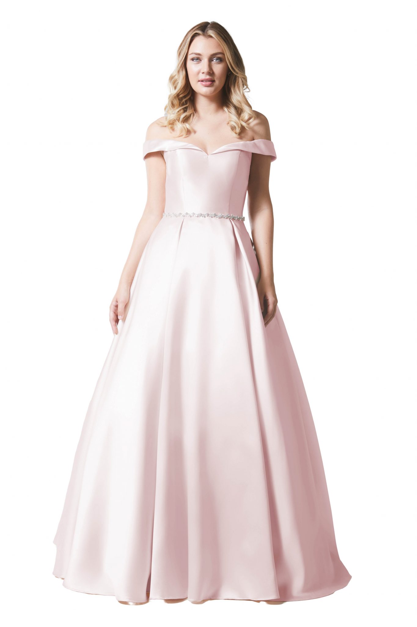 Full Length Bardot Style Dress Adele Catherines Of Partick 0653