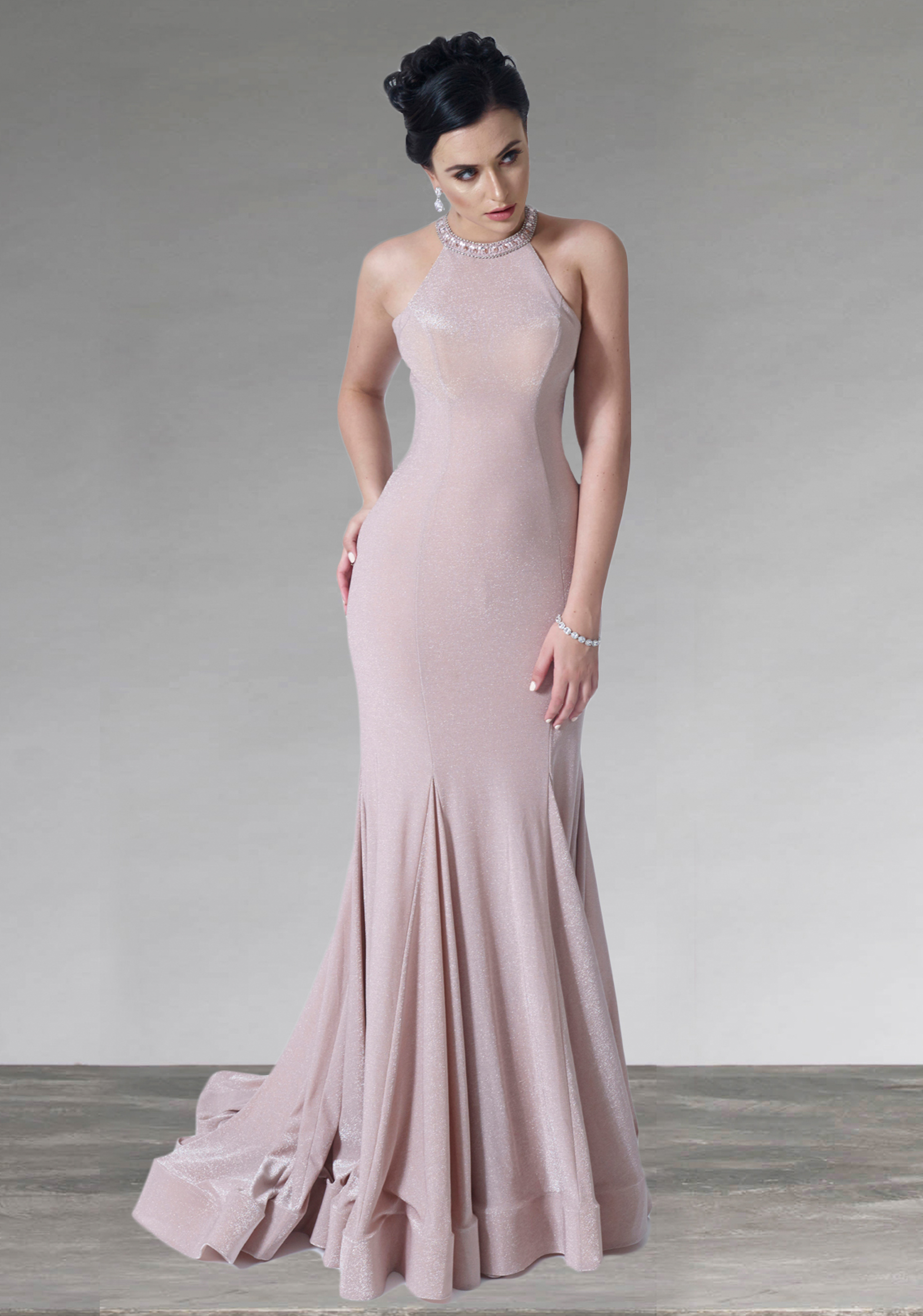 Women's Hot Pink Layered Dress-Gillori | Designer dresses casual, Beautiful  dress designs, Long frock models