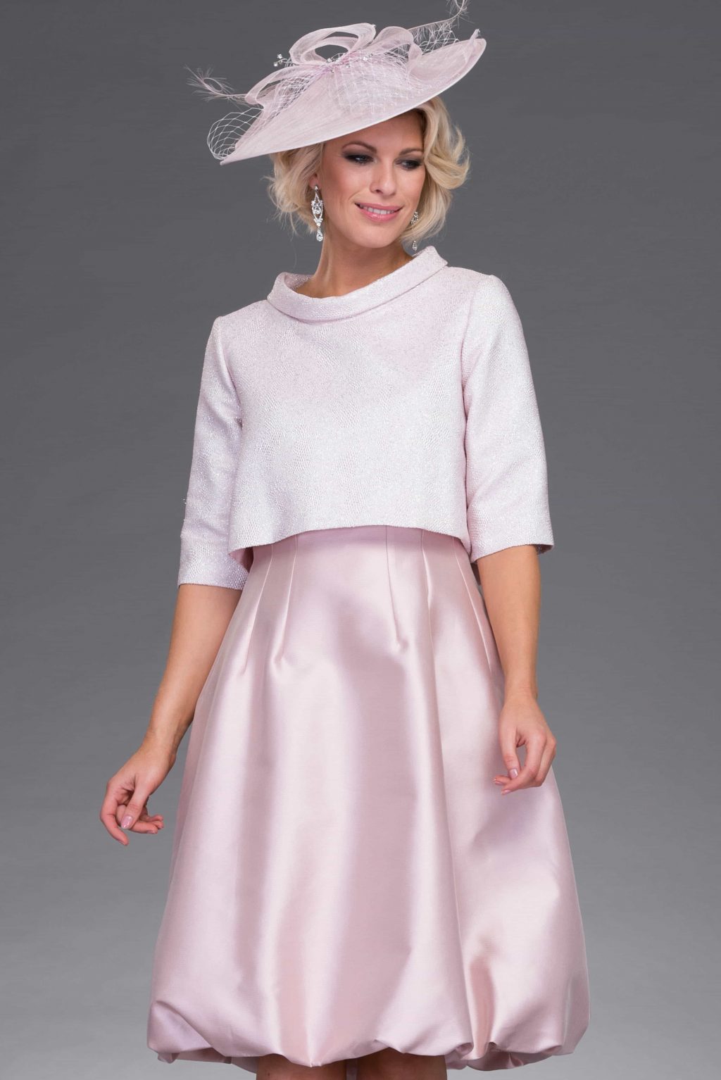 Short dress with matching jacket.  84898-84895