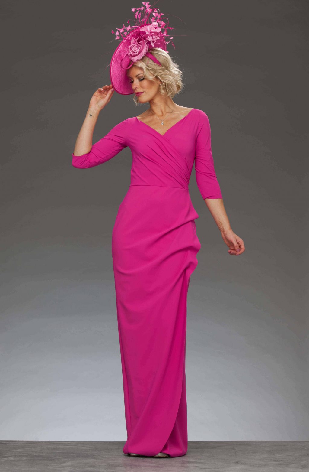 Full length fitted dress. Florien - Image 2