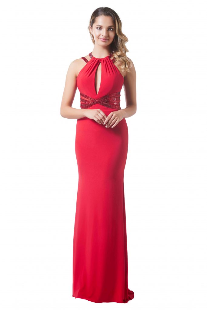 Full length dress with diamante details Kenzy - Catherines of Partick
