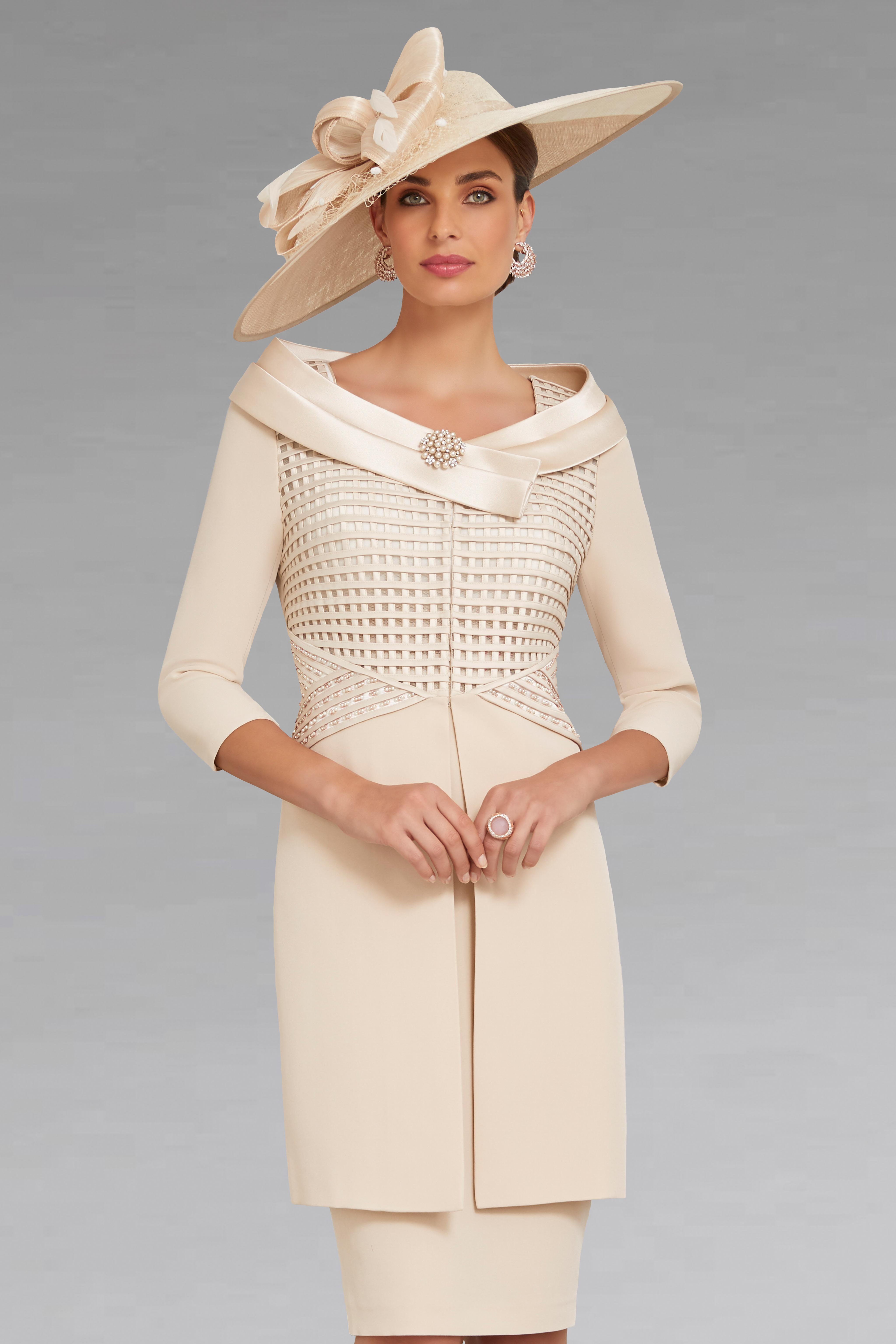 Sheath dress 2025 with matching coat