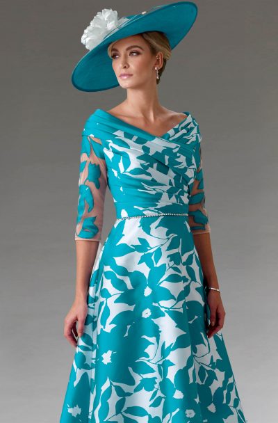 turquoise mother of the bride