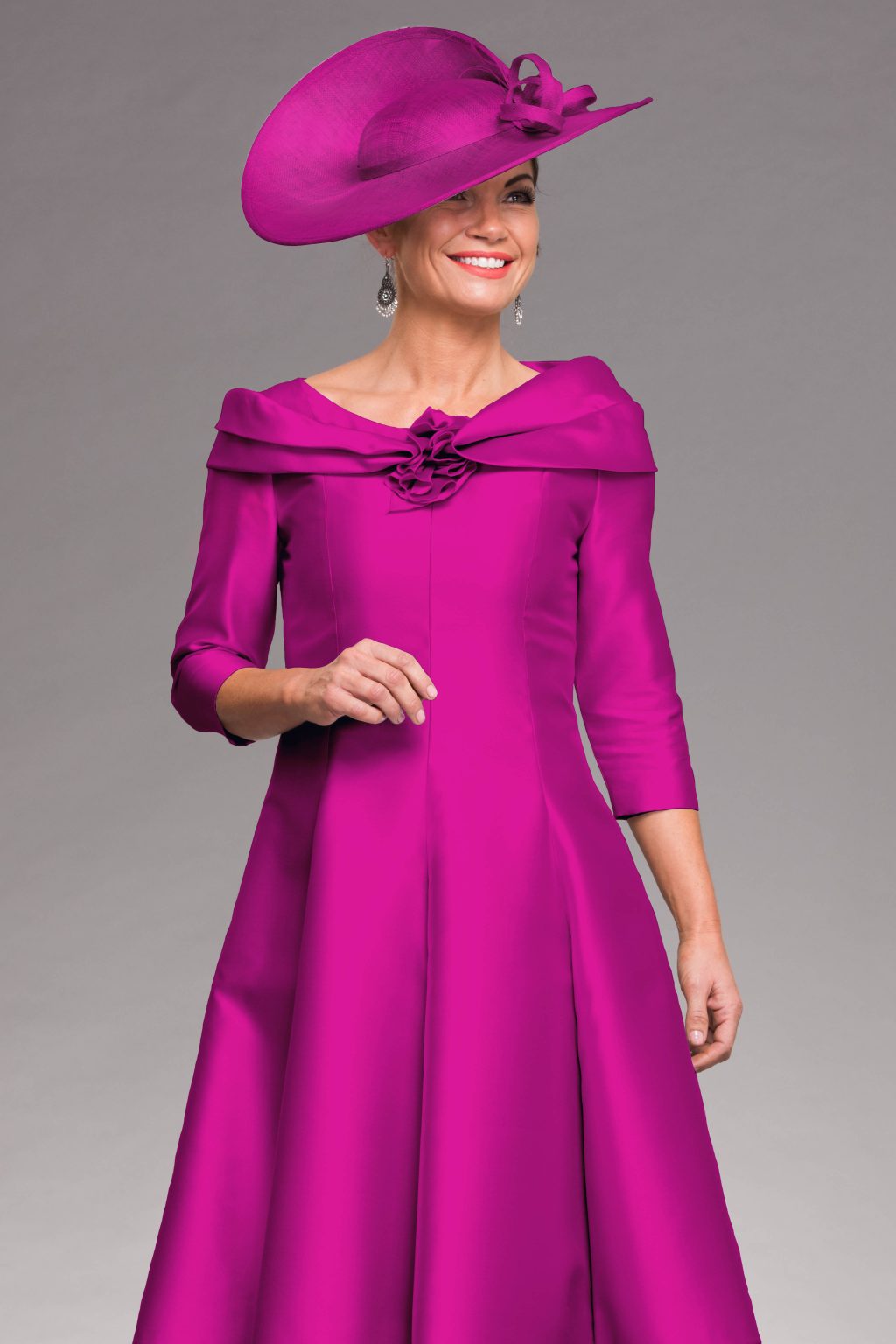 Short Flared Bardot Neck Dress. 3542