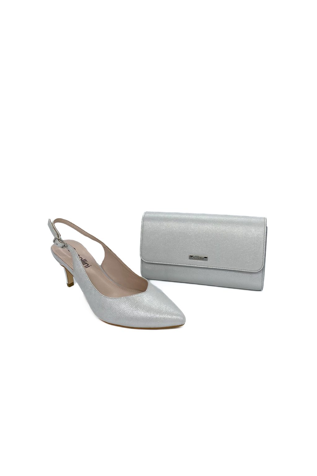 Mid Heel Shoe & Matching Bag - C21A