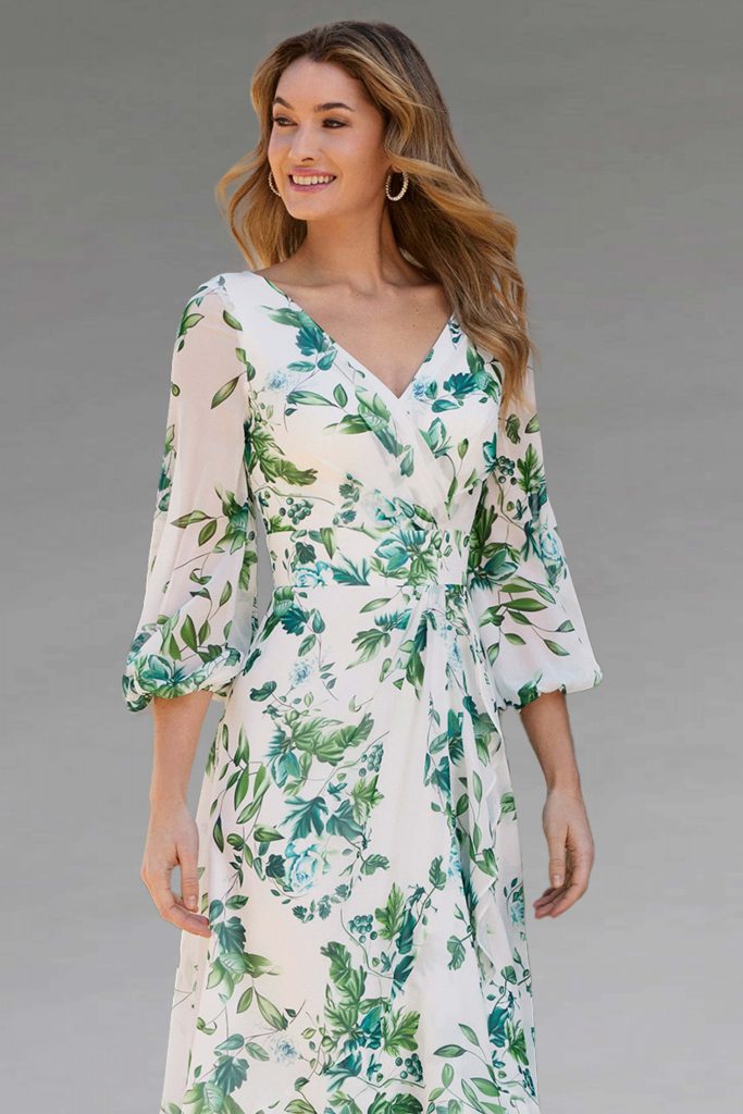 ＊*＊様 Rose Muse chiffon pleated dress グレー GLVGWmeboAElKRt.jpg