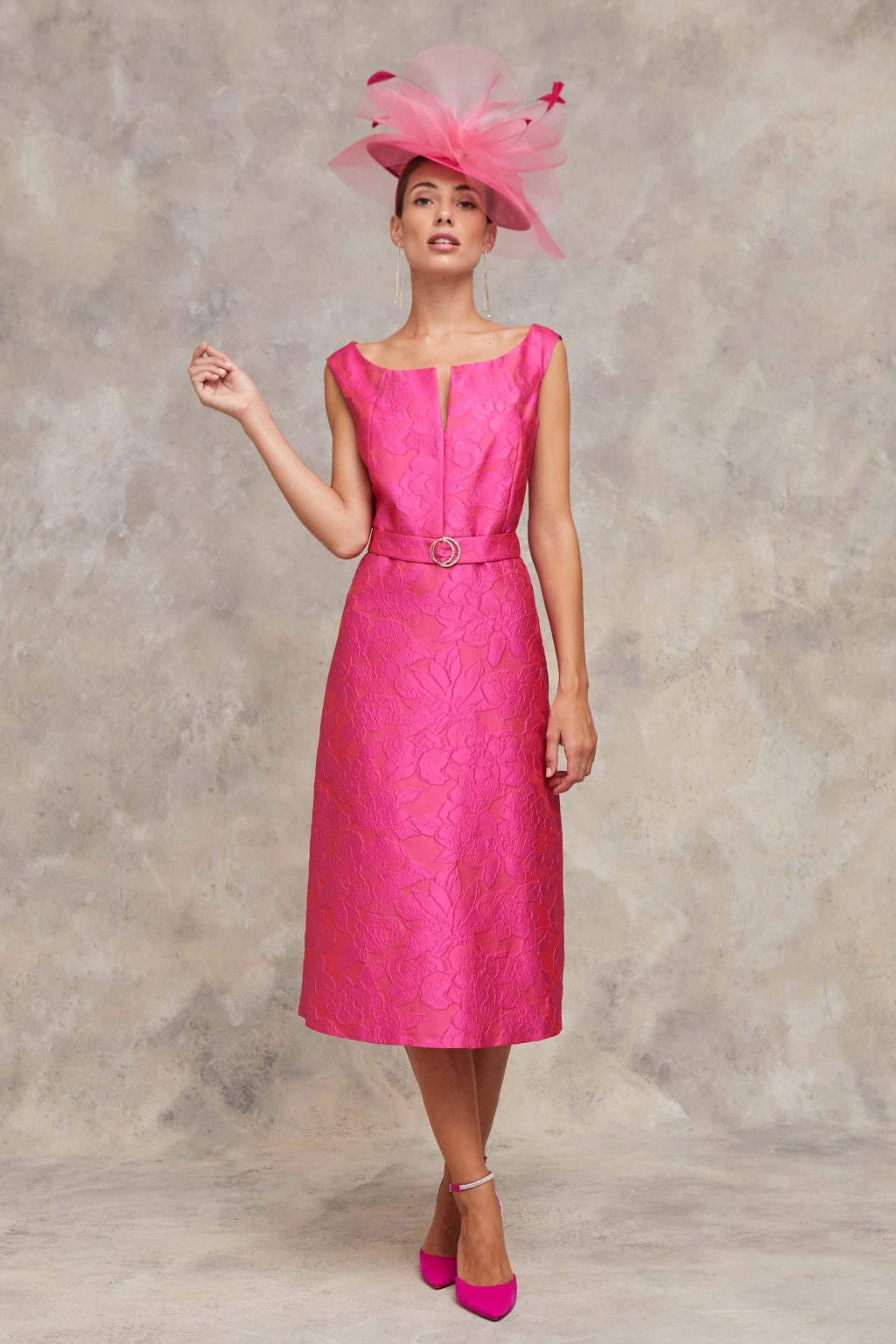 Mid Length Dress with Matching Jacket.  D167-X47 - Image 3