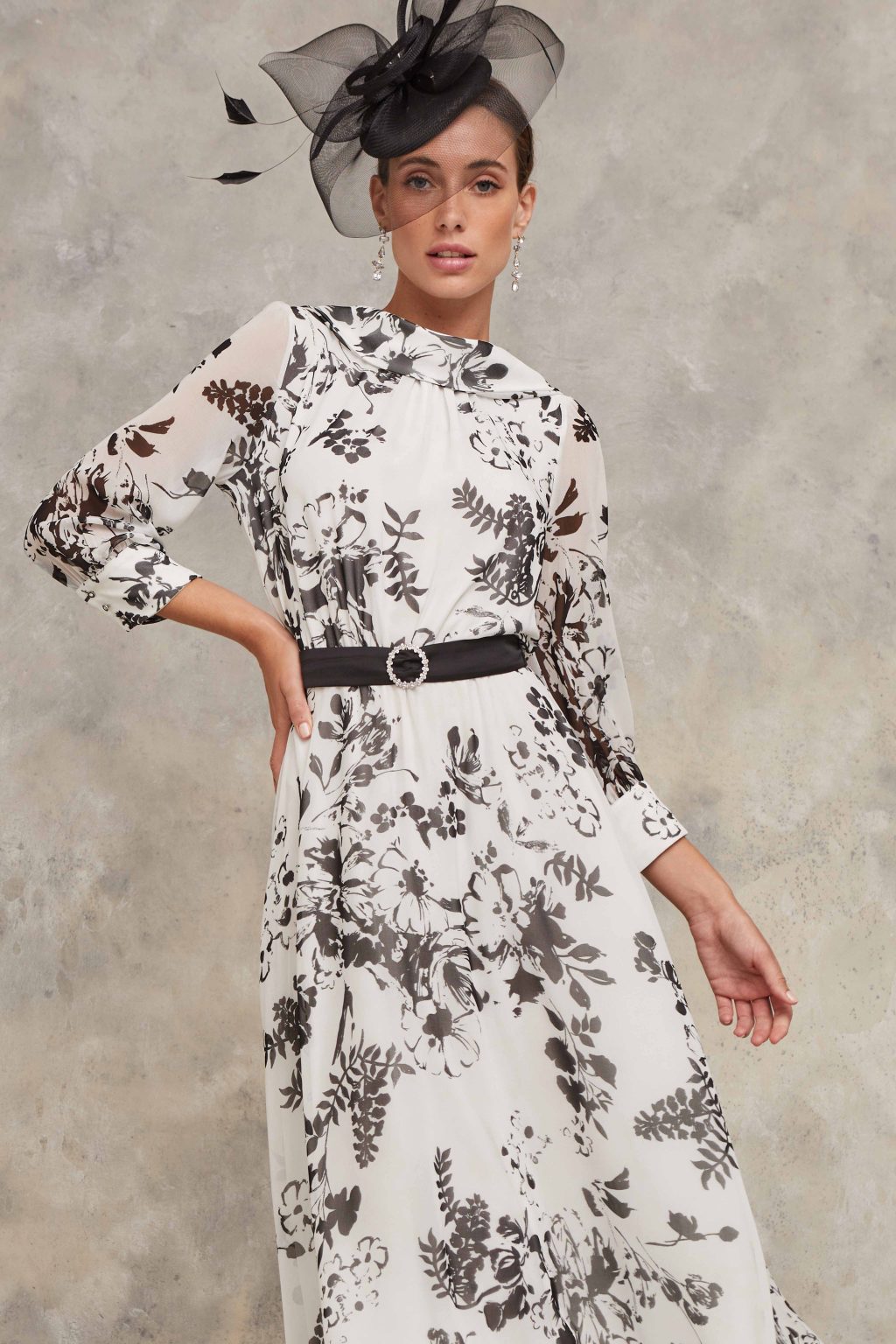 Floral Print Dress With Sleeves. Frida size 10 and 14