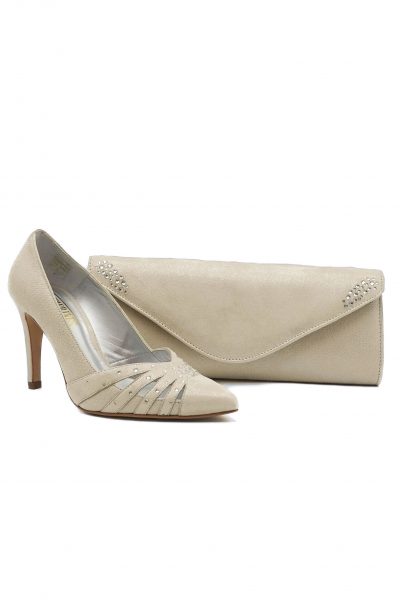 Ladies Fashion Italian Shoes With Matching Clutch Bag – Bennys Beauty World