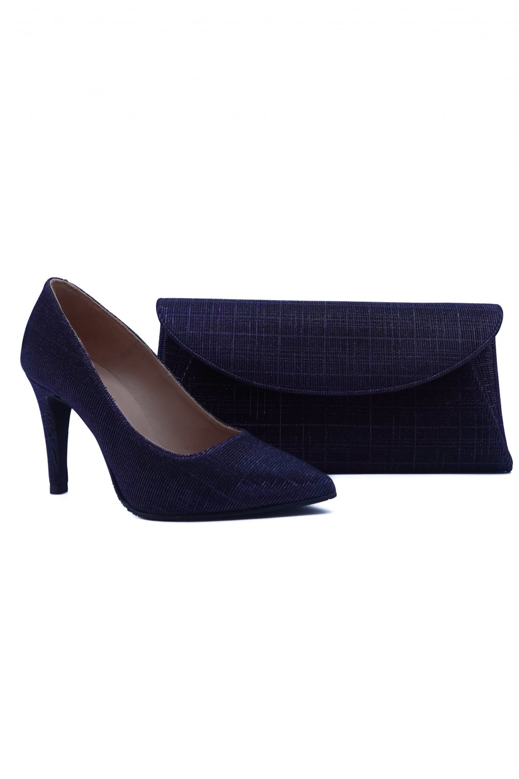Mid Heel Shoe & Matching Bag.  BZ20B