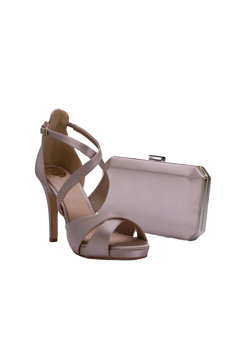 High Heel Platform Shoe & Matching Bag.  PB23B