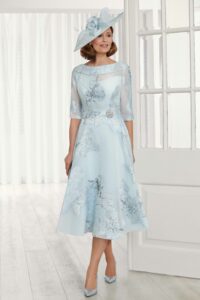 Condici Occasion Dress and Jacket in Arctic Blue/Claris main image 0