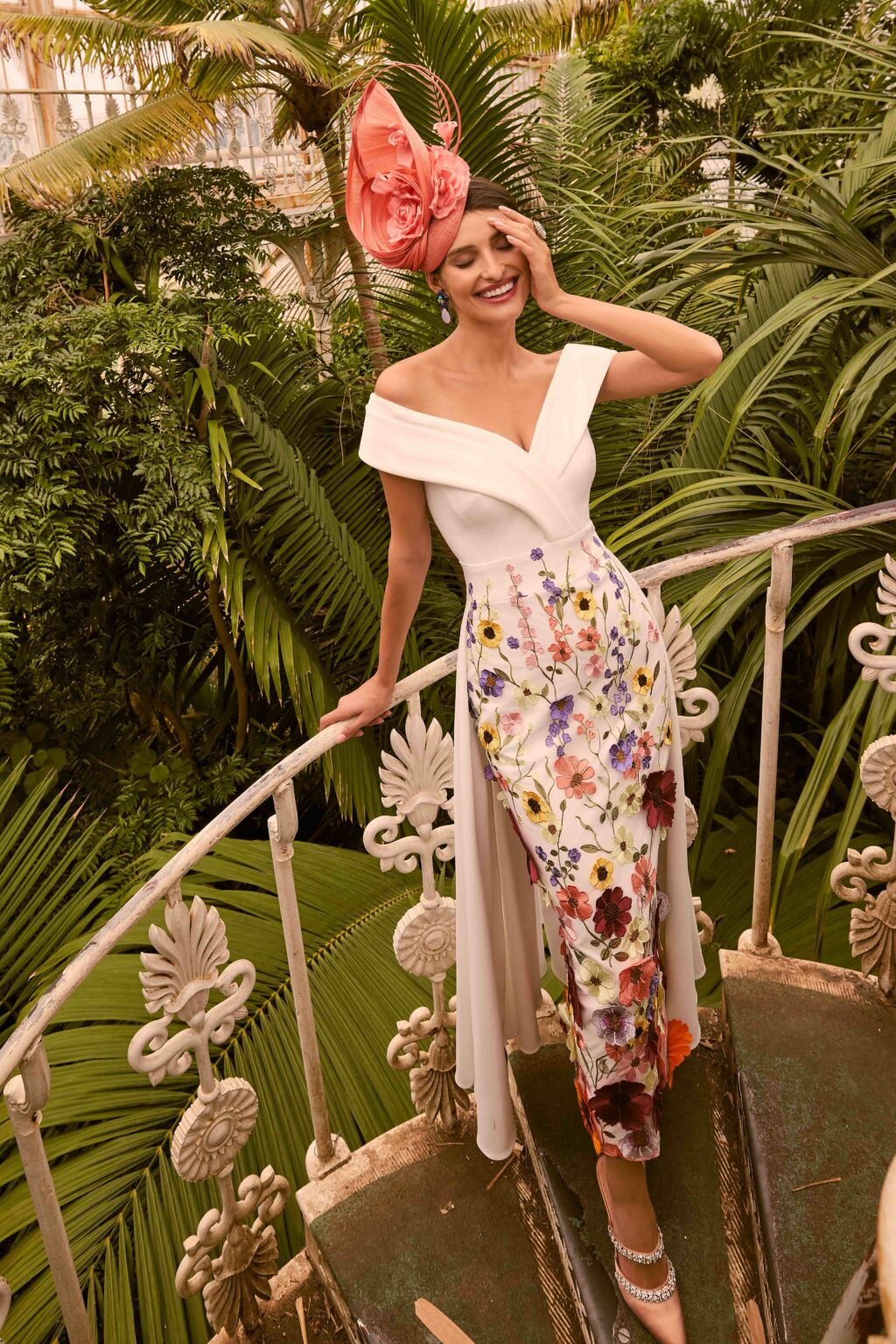 Mid Length Off The Shoulder Dress. 992264B - Image 2
