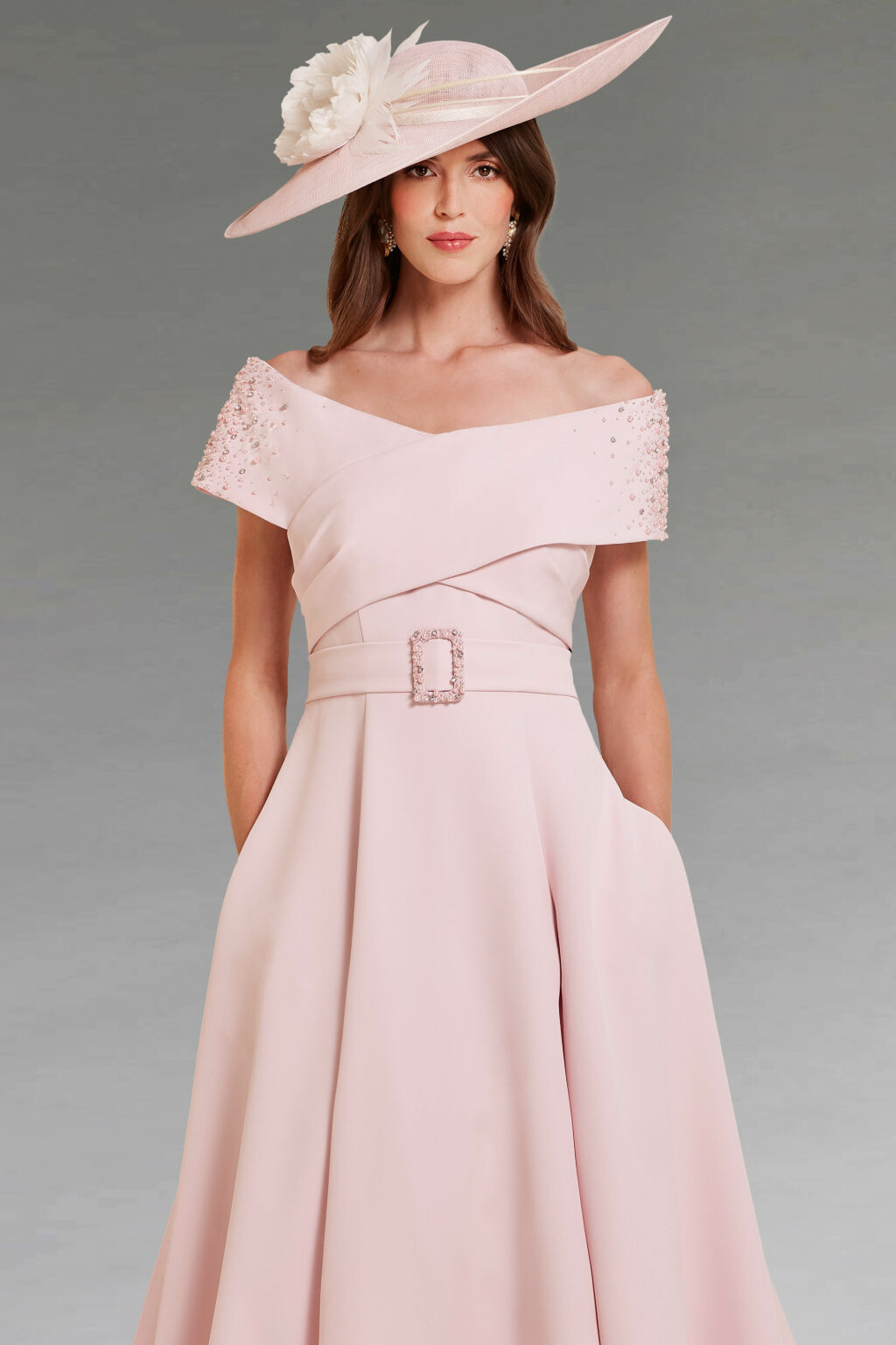Mid Length Off The Shoulder Dress. 66501