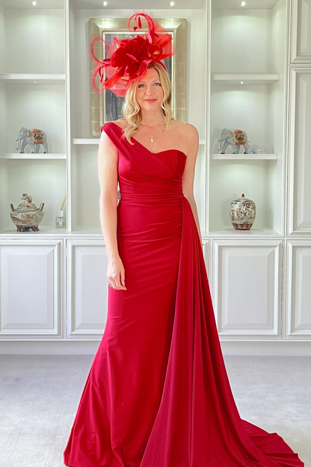 Full Length One Shoulder Dress. PS3678 - Image 2