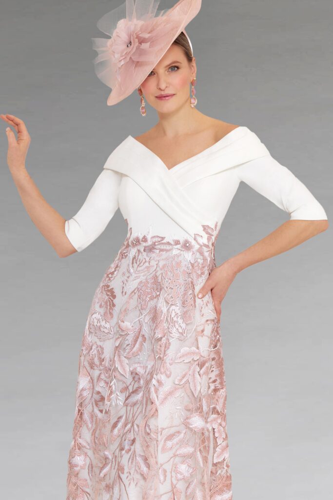ワンピース BAU by Bride And You ALLISON Vneck open collar midi dress (S Plan your wedding with bride and you