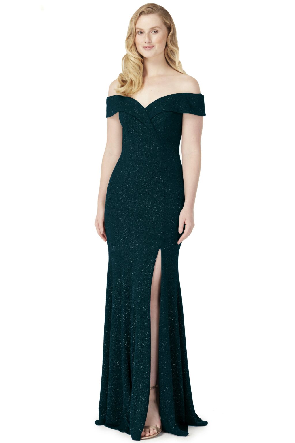 Full Length Off The Shoulder Dress. 08971 - Image 3