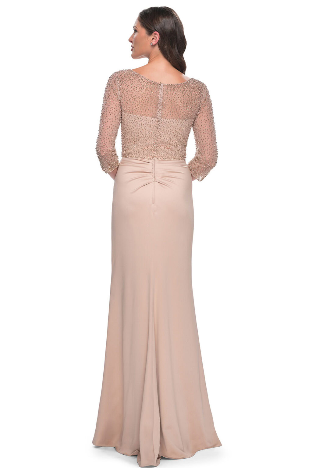Full Length Dress With Sleeves. 68988 - Image 3