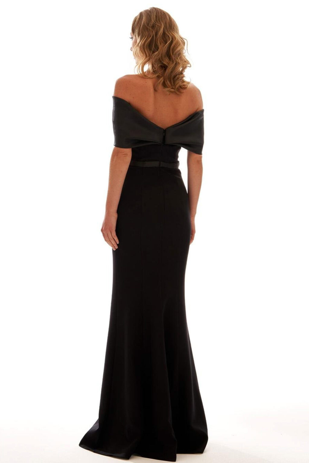 Full Length Off The Shoulder Dress. Luna - Image 3