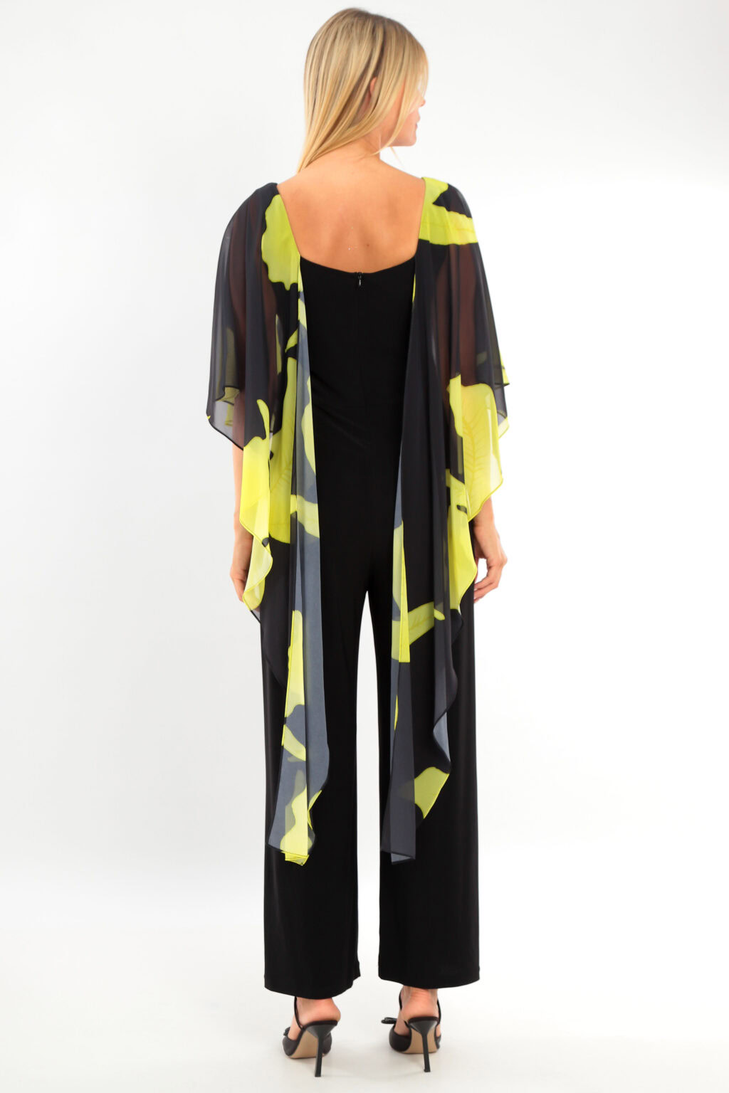 Wide Leg Jumpsuit With Overlay. 5090 - Image 4