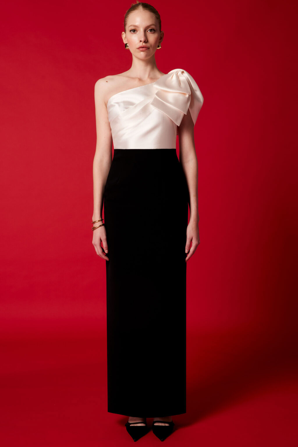 Full Length One Shoulder Dress. 151535 - Image 2