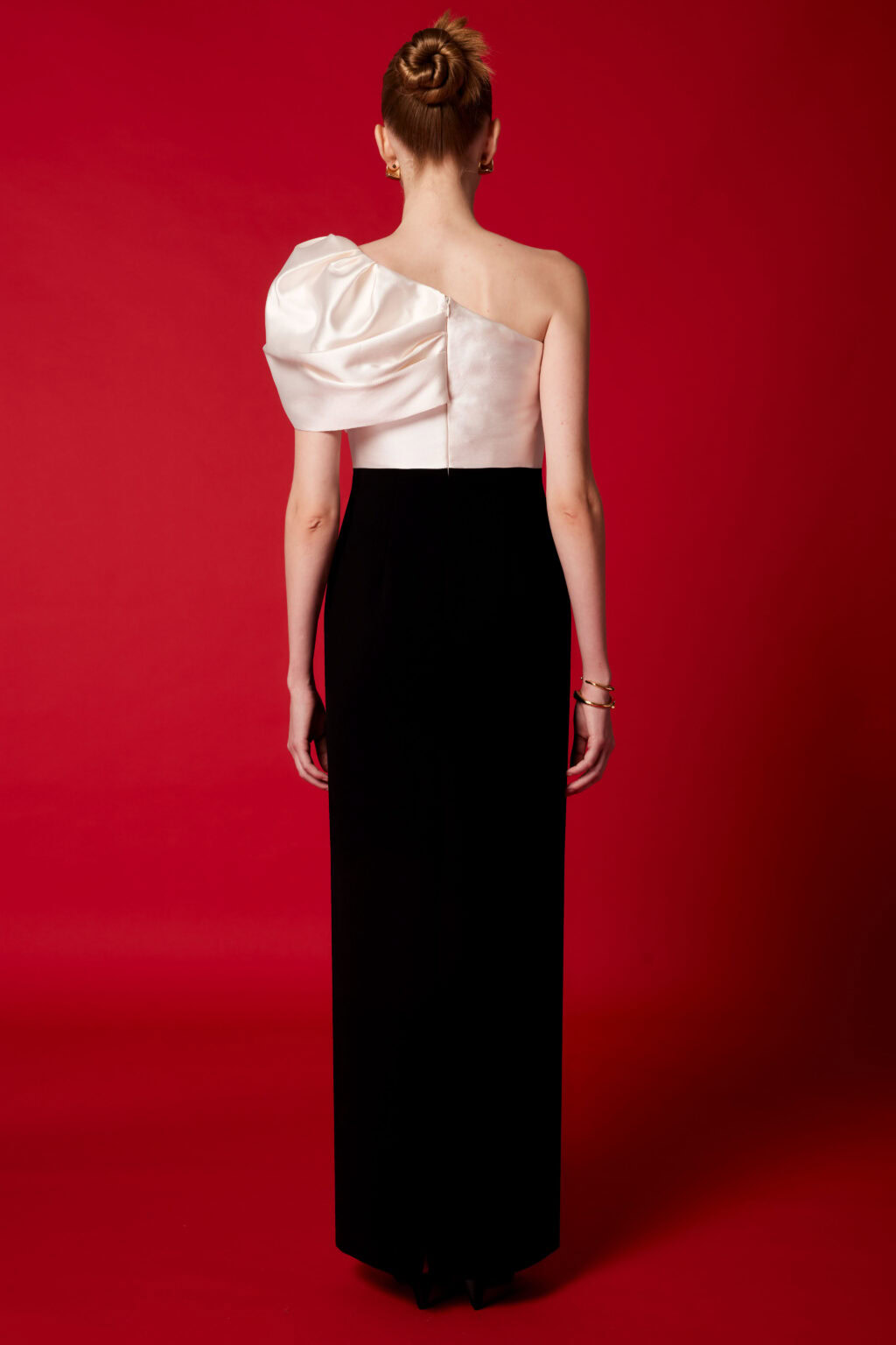 Full Length One Shoulder Dress. 151535 - Image 3