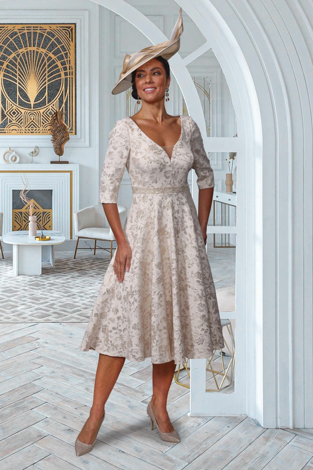 Short Dress With Full Skirt. VO0970 - Image 2