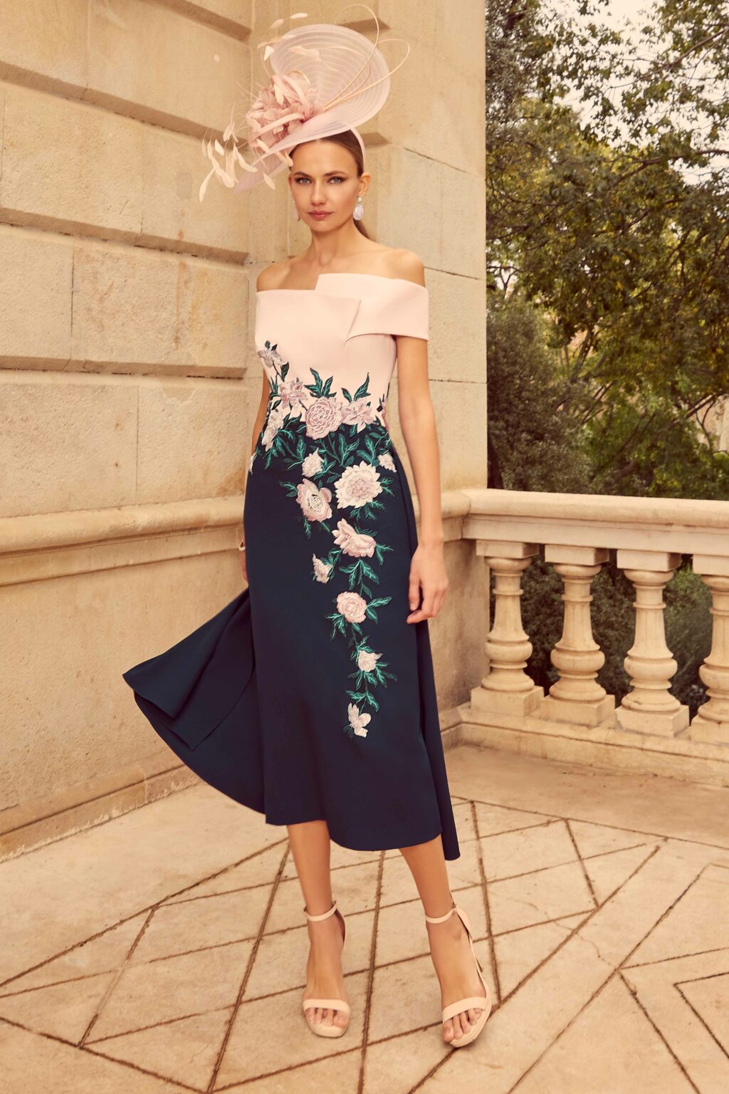 Mid Length Off The Shoulder Dress. 992526 - Image 3