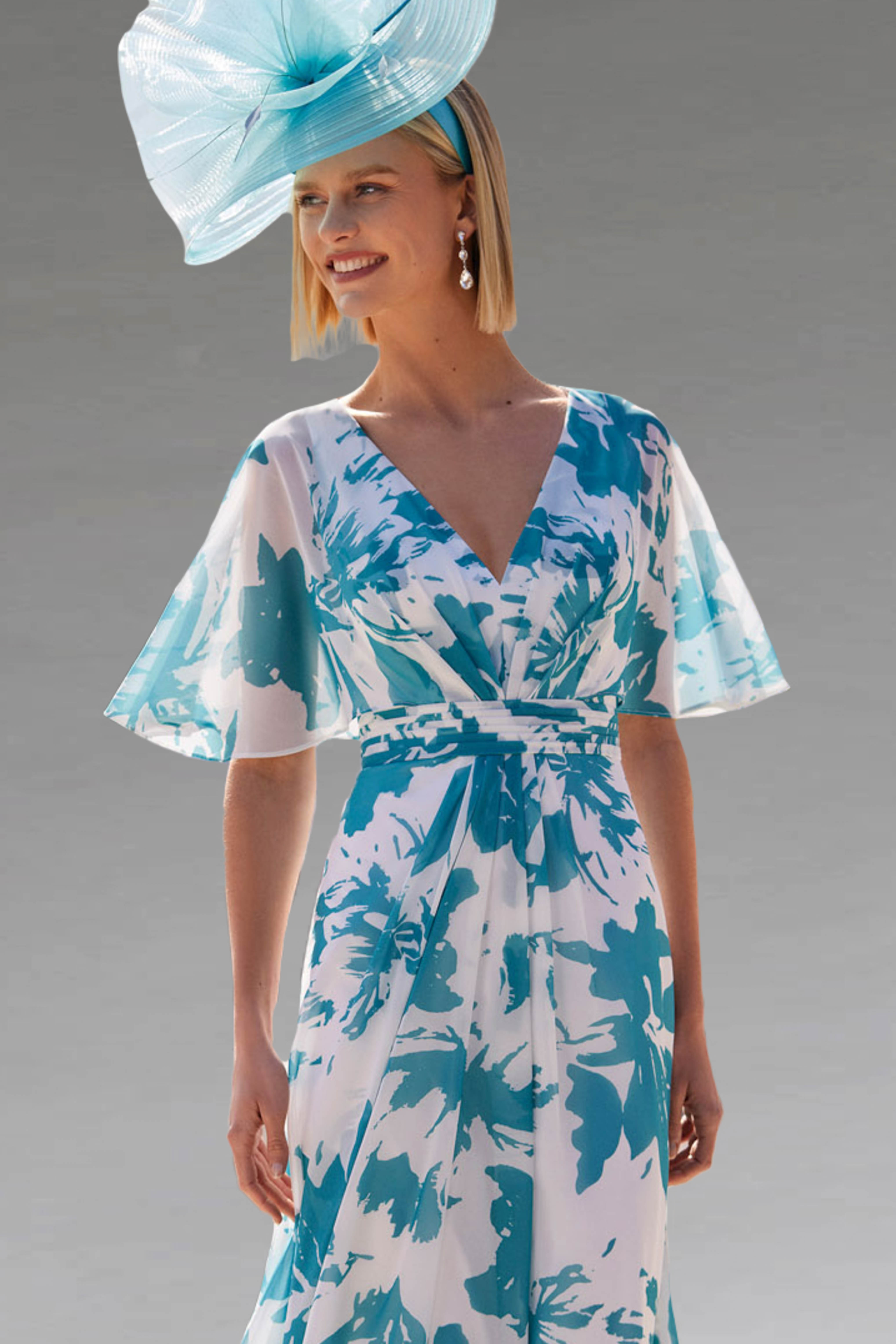 Mid Length Chiffon Dress. 9G1C7