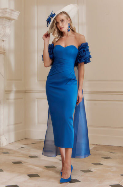 john charles evening dresses John Charles 66686 Teal Mother of the Bride Dress – Sean Rayment main image 0
