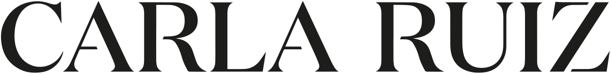 The Carla Ruiz logo in black serif font.